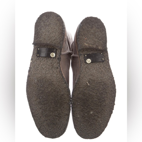 Dusica Sacks Suede Riding Boots,Grey, SZ 7.5 - Picture 5 of 5